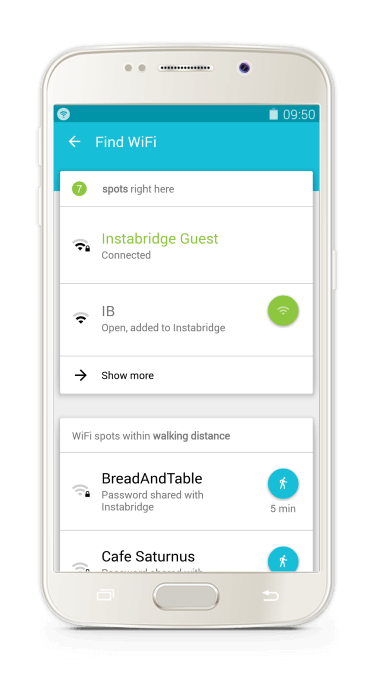 Free WiFi Password - Instabridge App